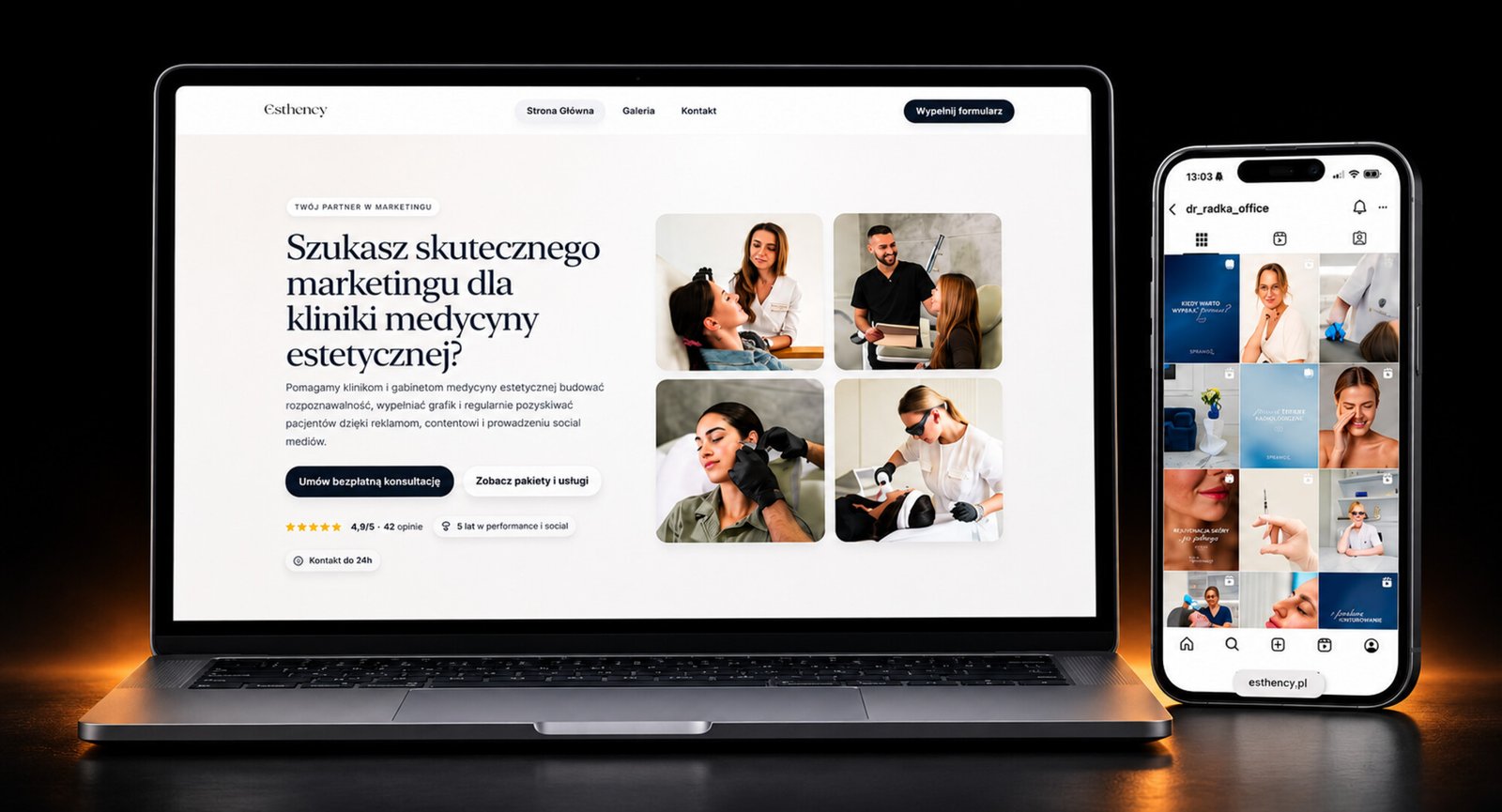 Esthency — marketing dla klinik medycyny estetycznej